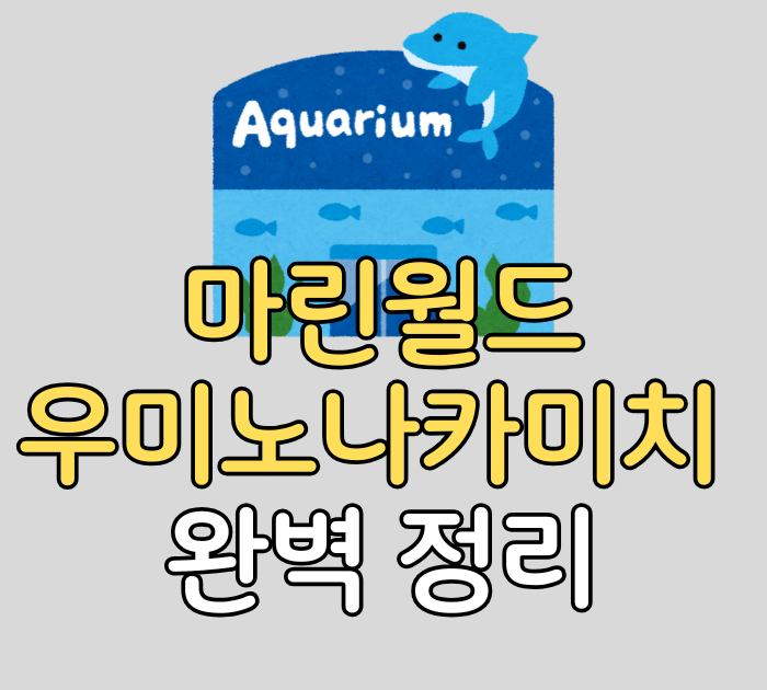 마린월드 우미노나카미치 완벽 정리